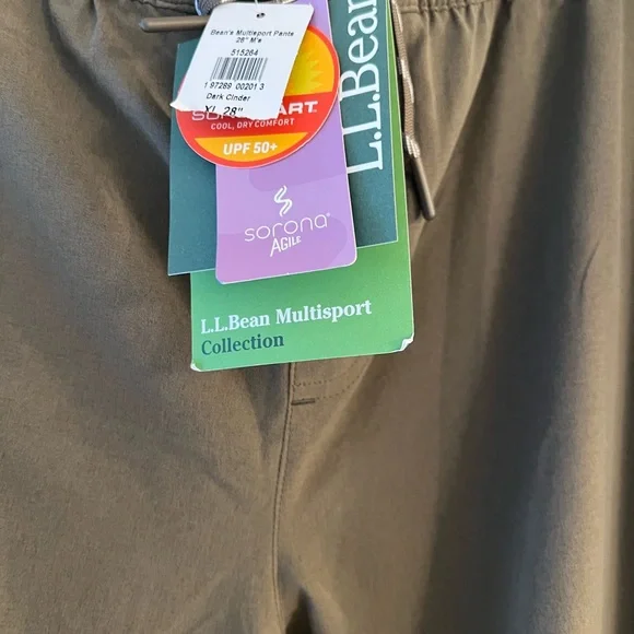 L.L Bean men’s Multisport pants. XL 28 inch inseam - Picture 3 of 13
